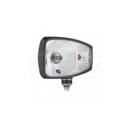 Reflektor przedni prawy H4 12V 4f 225x150x120 z dolnym mocowaniem WESEM RGV1B.52411 RGV1B.52411/PRAWY