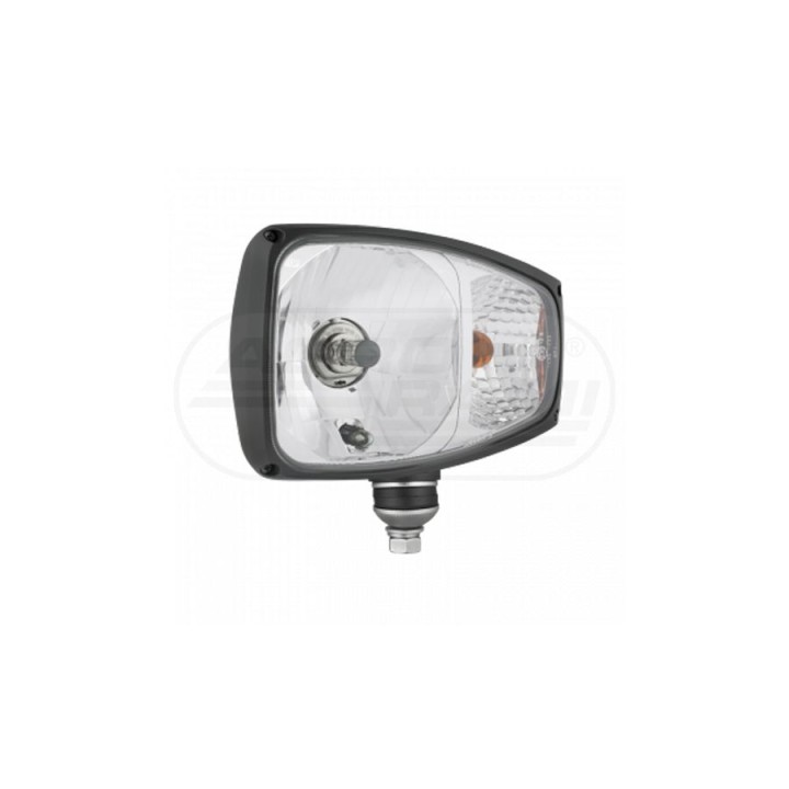 Reflektor przedni prawy H4 12V 4f 225x150x120 z dolnym mocowaniem WESEM RGV1B.52411 RGV1B.52411/PRAWY
