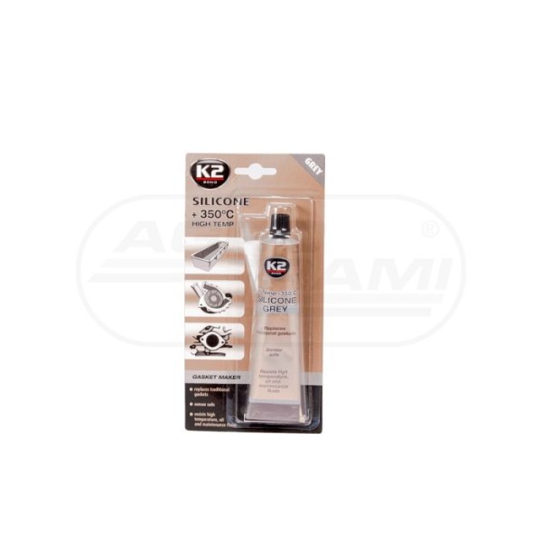 Uszczelniacz wysokotemperaturowy szary +350C K-2