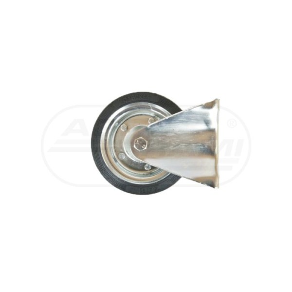 Koło metalowe gumowane stałe 160x44 KMG