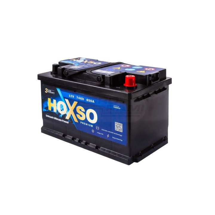 Akumulator 12V 74AH 650A 3 lata gwarancji 12V74AH650A HOXSO