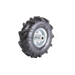 Koło ogumione fi 16 mm jodełka PR1800-4 3,50X4