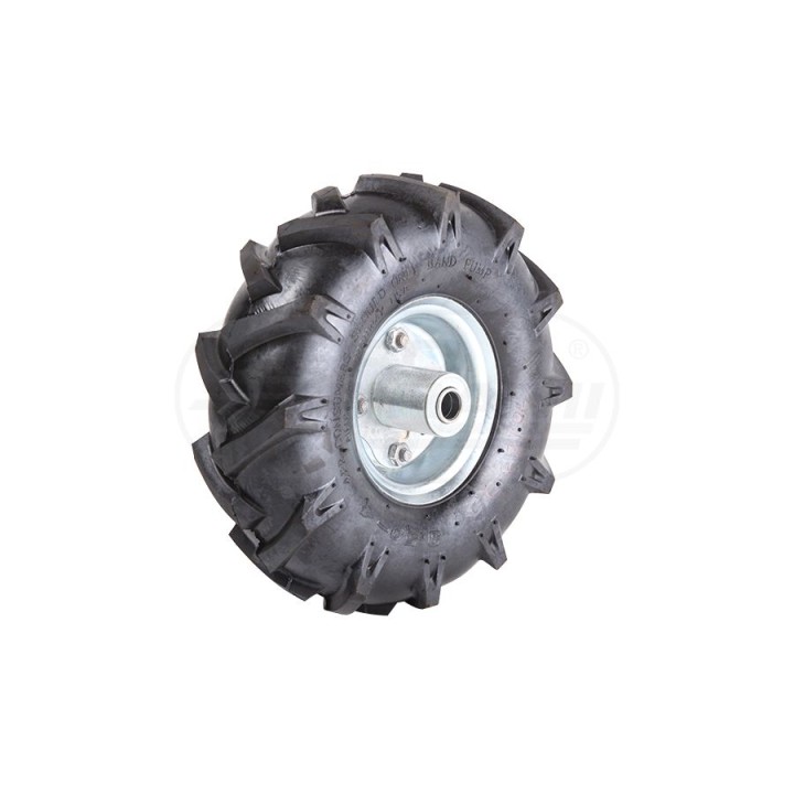 Koło ogumione fi 16 mm jodełka PR1800-4 3,50X4