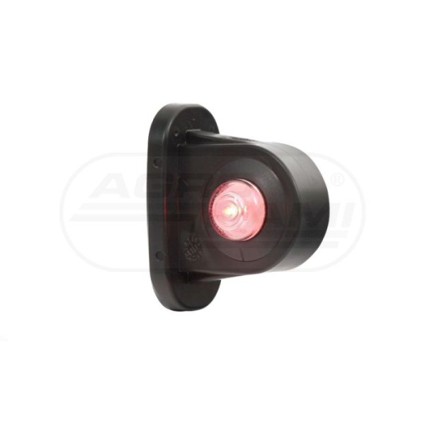 Lampa zespolona obrysowa przednio-tylna prawa, 12V-24V + przewody 33cm LgY-S 0,75mm2, diody