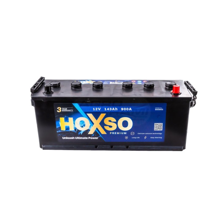 Akumulator 12V 143AH 900A 3 lata gwarancji 12V143AH900A HOXSO