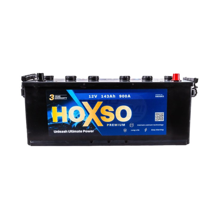 Akumulator 12V 143AH 900A 3 lata gwarancji 12V143AH900A HOXSO