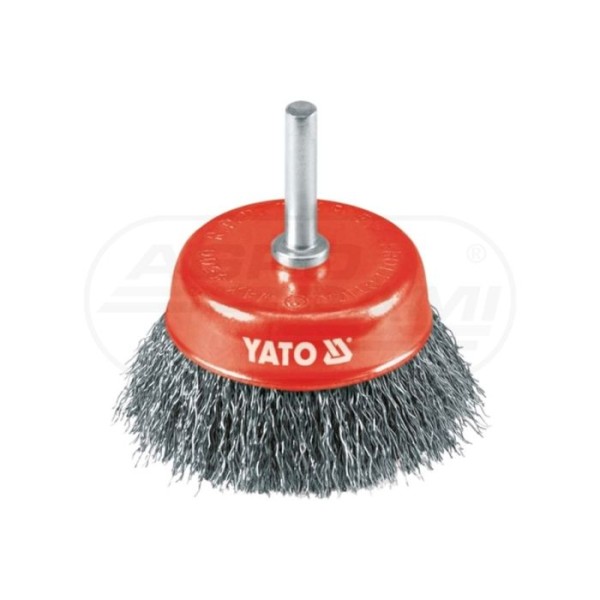 Szczotka czołowa z trzpieniem 75mm