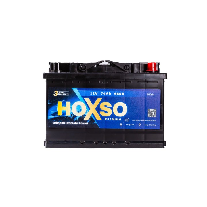 Akumulator 12V 74AH 680A 3 lata gwarancji 12V74AH680A HOXSO