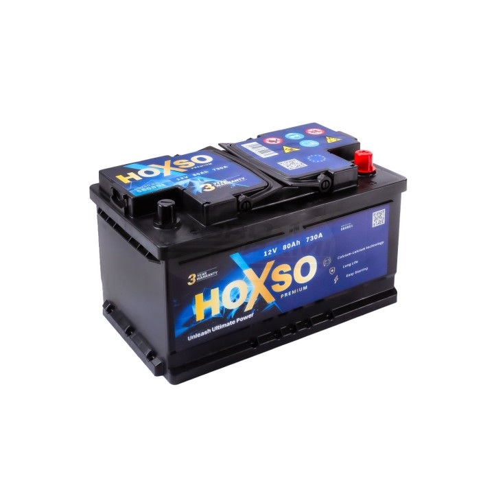 Akumulator 12V 80AH 730A 3 lata gwarancji 12V80AH730A HOXSO
