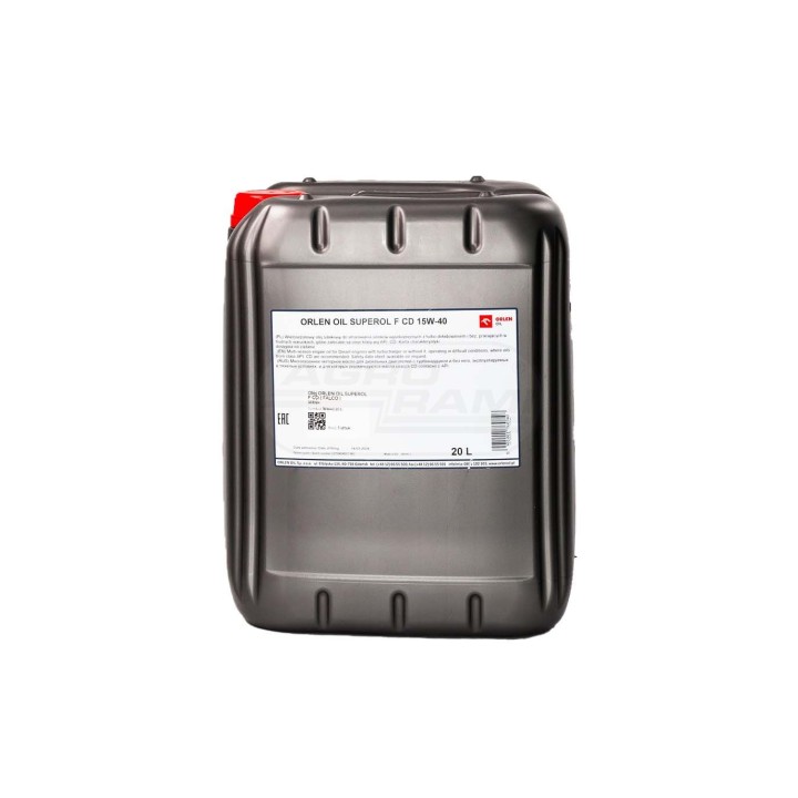 Olej SUPEROL F CD 15W-40 ORLEN OIL 20 L QFO854K20