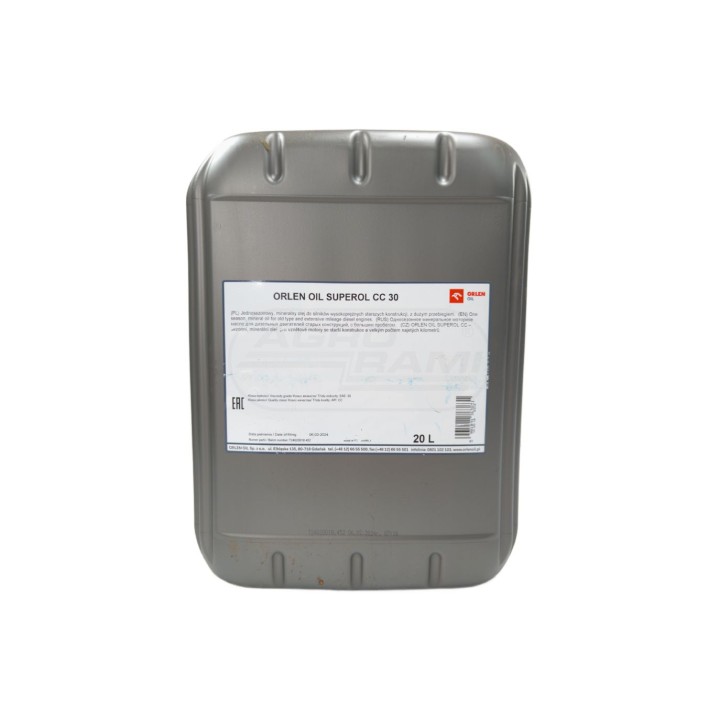 Olej SUPEROL CC 30 ORLEN OIL 20 L QFO850K20