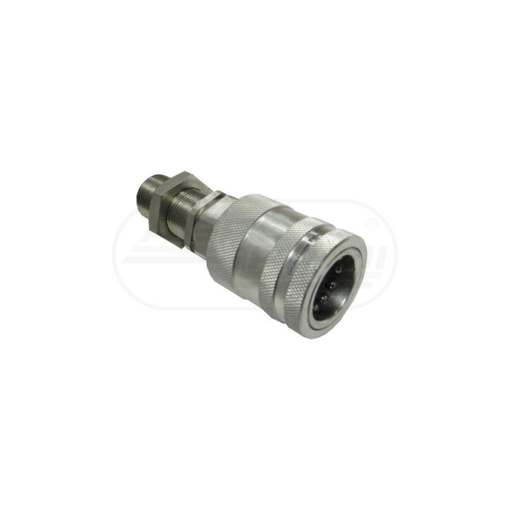 Szybkozłącze hydrauliczne gniazdo long M22x1,5 gwint zewnętrzny EURO PUSH-PULL 9100822GL ISO 7241-A WARYŃSKI Waryński
