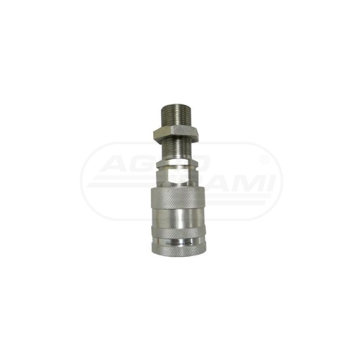 Szybkozłącze hydrauliczne gniazdo long M22x1,5 gwint zewnętrzny EURO PUSH-PULL 9100822GL ISO 7241-A WARYŃSKI Waryński