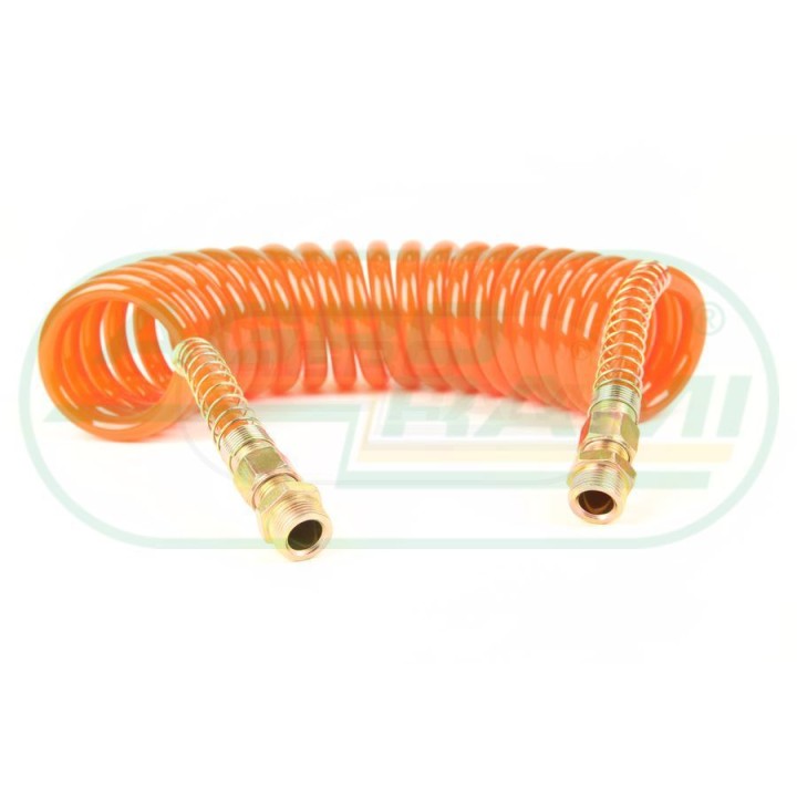 Przewód spiralny PUR M22 /czerwony/ PBC003 4,5M