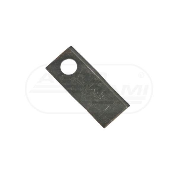 Nożyk kosiarki prawy wygięty Z-184 100/40/30 Fi 19 mm - paczka 25 sztuk