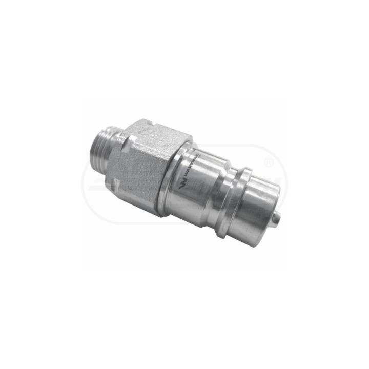 Szybkozłącze hydrauliczne wtyczka M18x1,5 gwint zewnętrzny EURO 9100818W ISO 7241-A WARYŃSKI Waryński