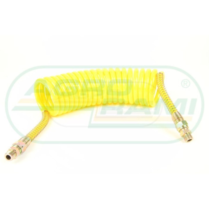Przewód spiralny PUR M16 /żółty/ PBC000 4,5M