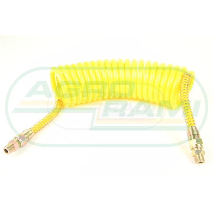 Przewód spiralny PUR M16 /żółty/ PBC000 4,5M