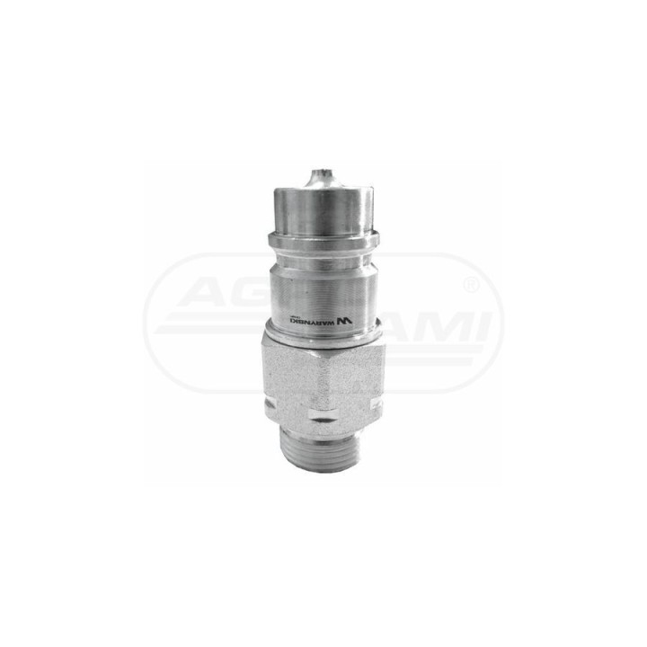 Szybkozłącze hydrauliczne wtyczka M22x1,5 gwint zewnętrzny EURO 9100822W WARYŃSKI Waryński