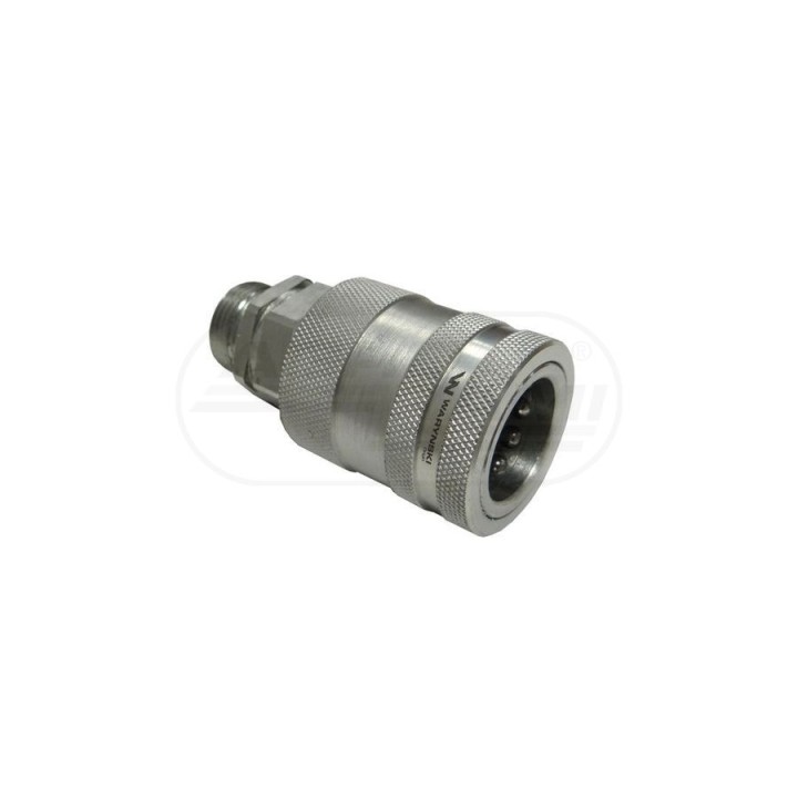 Szybkozłącze hydrauliczne gniazdo M22x1,5 gwint zewnętrzny EURO PUSH-PULL 9100822G ISO 7241-A WARYŃSKI Waryński