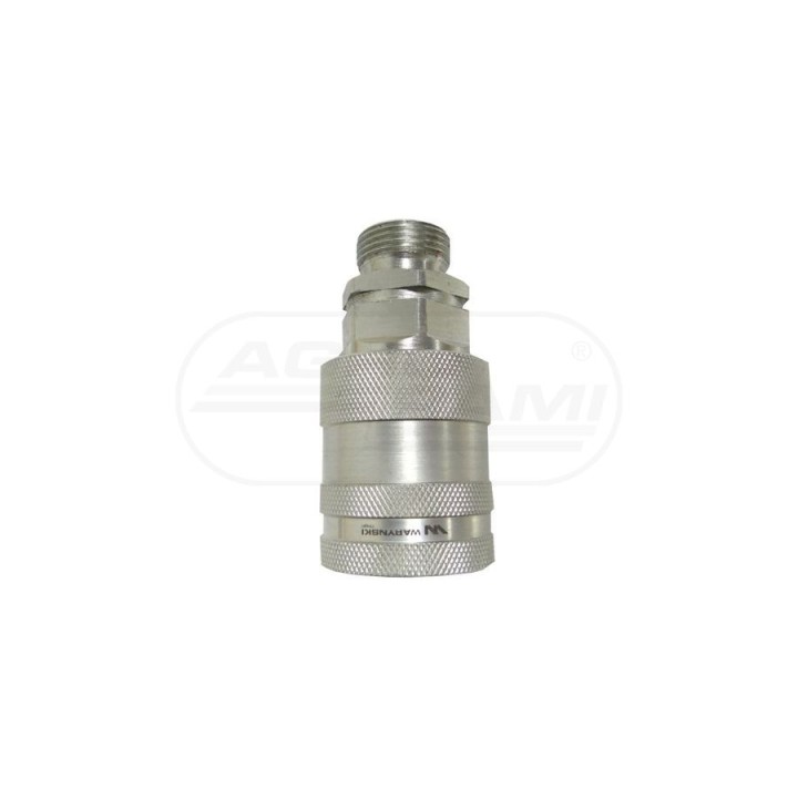 Szybkozłącze hydrauliczne gniazdo M22x1,5 gwint zewnętrzny EURO PUSH-PULL 9100822G ISO 7241-A WARYŃSKI Waryński