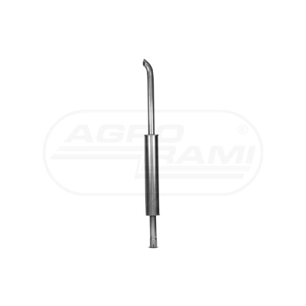Tłumik wyd.MF3  długi 1460 mm wygięty wylot INOX