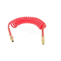 Przewód spiralny PUR M16 /czerwony/ PBC001 4,5M