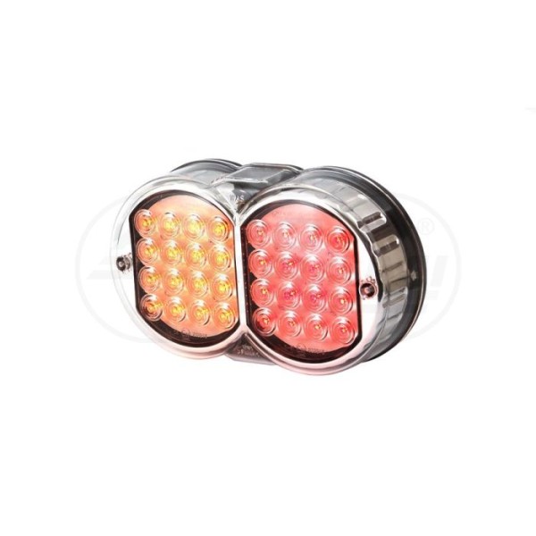 Lampa zespolona tylna, 12V-24V + przewody 85cm YLY-S 4x0,75mm2, diody