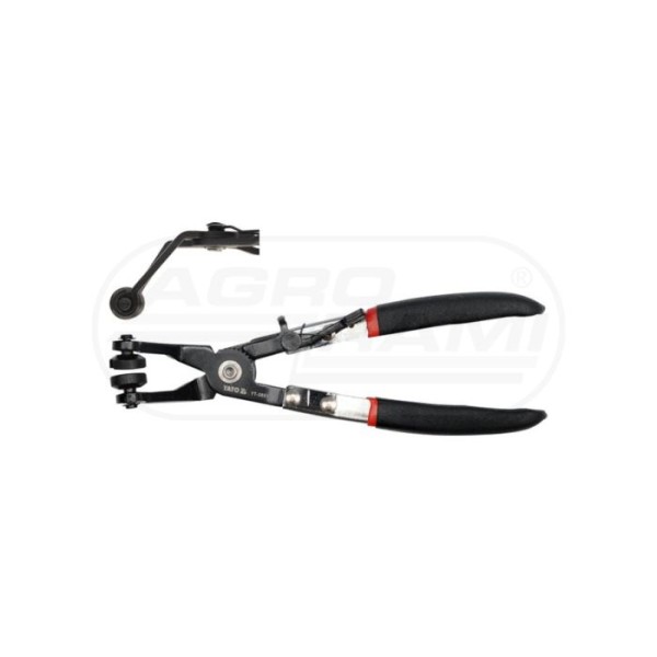 Szczypce do opasek zaciskowych rozprężnych kąt I4mm