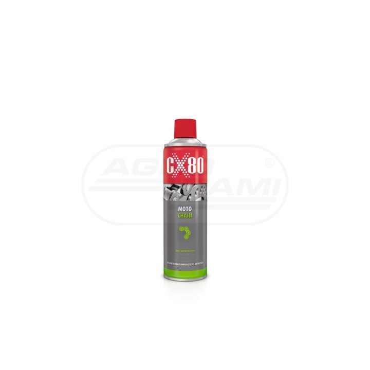 Smar do łańcuchów motocyklowych MOTO CHAIN CX80 500 ml CX80 SPRAY 500 ML.