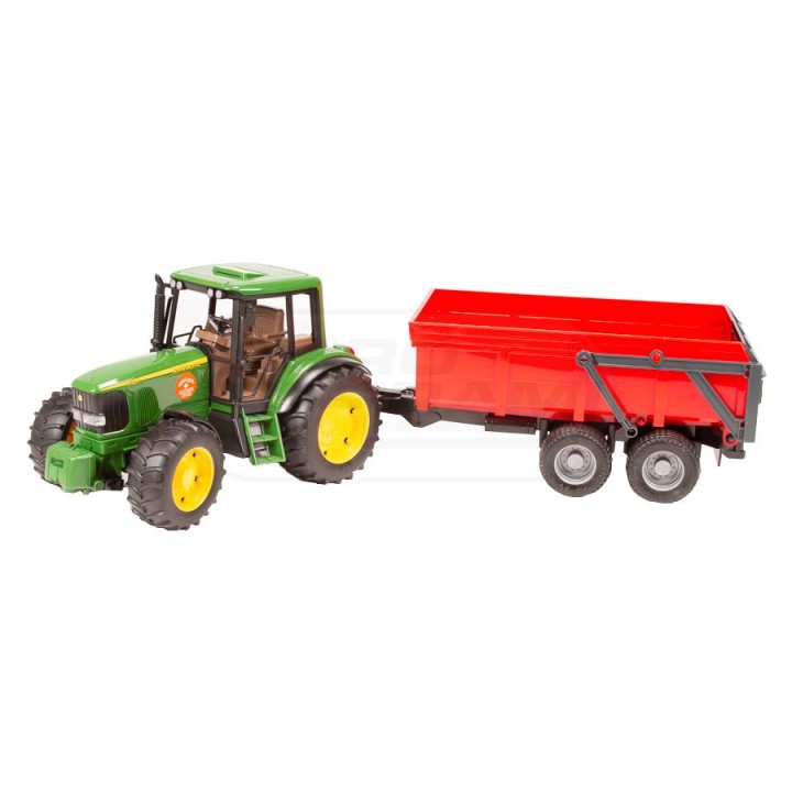 Traktor John Deere 6920 z czerwoną przyczepą Bruder 02057 BR02057 BRUDER