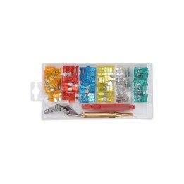 Zestaw 92 sztuk bezpieczników standard + Próbnik YATO YT83142