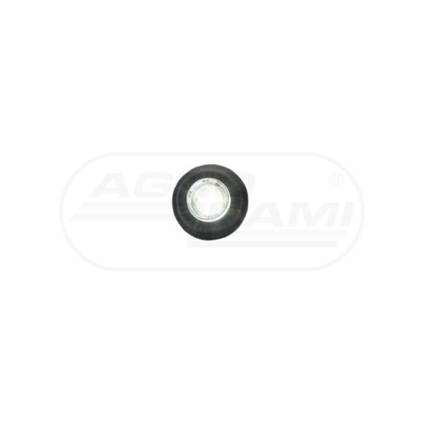 Lampa obrysowa przednia, 12V-24V + przewody 22cm LgY-S 0,75mm2, diody
