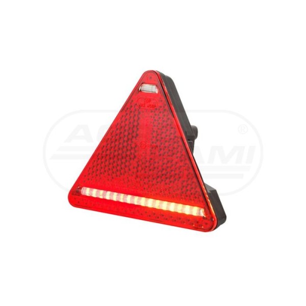 Lampa zespolona tylna prawa, 12V-24V + przewody 185cm YLY-S 4x0,75mm2, diody