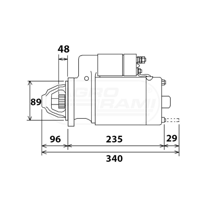 Rozrusznik HC-CARGO MS358, RE508322, RE523501, RE60171 HC CARGO