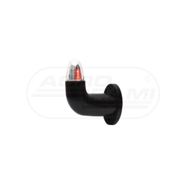 Lampa zepolona obrysowa przednio-tylna lewa, 12V-24V + przedowy 23cm LgY-S 0,75mm2, diody