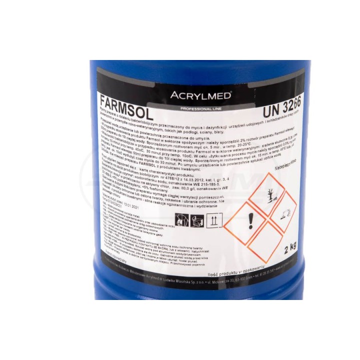 Płyn zasadowy 4870029T FARMSOL 2 KG ACRYLMED