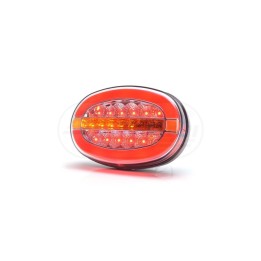 Lampka zespolona pozycyjna tylna ,kierunku jazdy i hamowania W205D 12V/24V LED 1432D L/P WAŚ