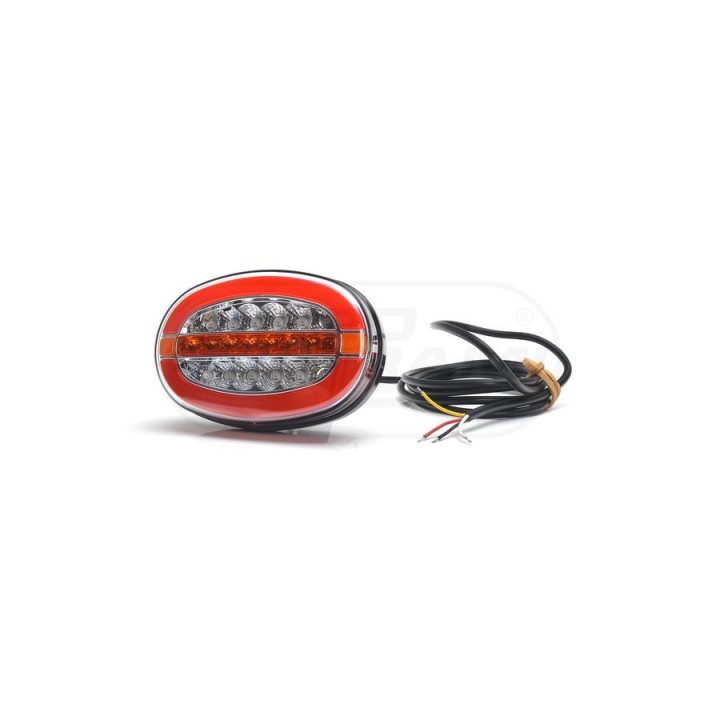 Lampka zespolona pozycyjna tylna ,kierunku jazdy i hamowania W205D 12V/24V LED 1432D L/P WAŚ
