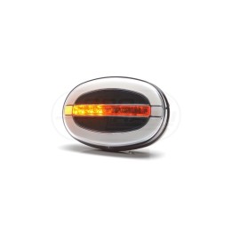 Lampa zespolona pozycyjna przednia i kierunku jazdy W204DD 12V/24V LED 1430DD L/P WAŚ