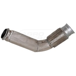 Kolanko/Rura środkowa z łącznikiem i z nierdzewną izolacją John Deere RE214149 POWER SILENCER