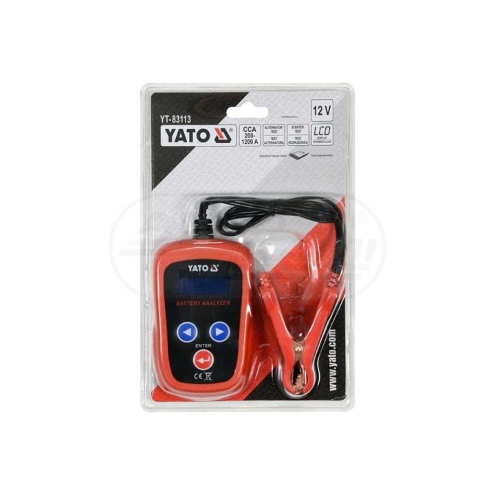 Elektroniczny tester akumulatorów YATO YT83113