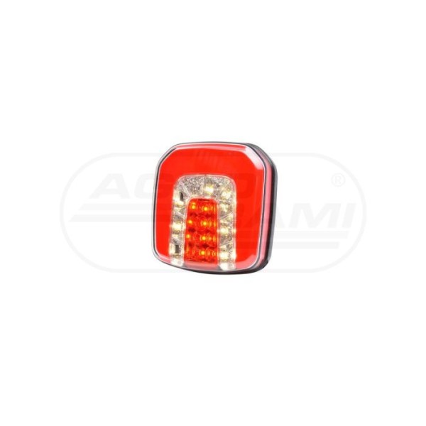 Lampa zespolona tylna LED, 12V-24V + przewody 200cm YLY-S 4x0,5mm2, diody
