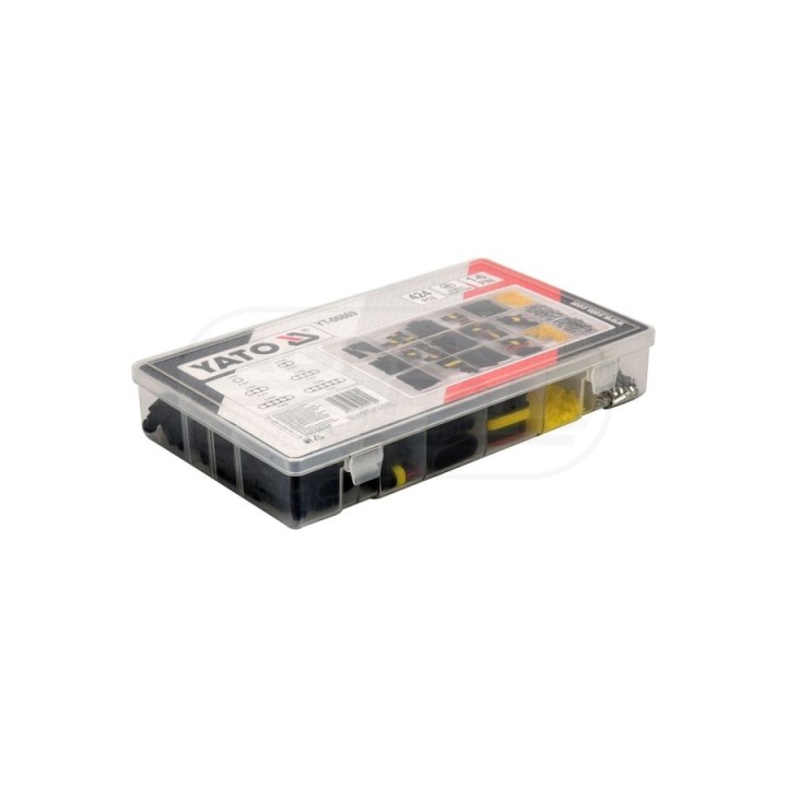 Zestaw złączy elektrycznych hermetycznych YATO 424 elementowy YT06869
