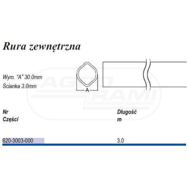 Rura, cytryna D30 T-3zew