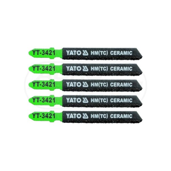 Brzeszczot do wyrzynarki ceramika 5 częściowy