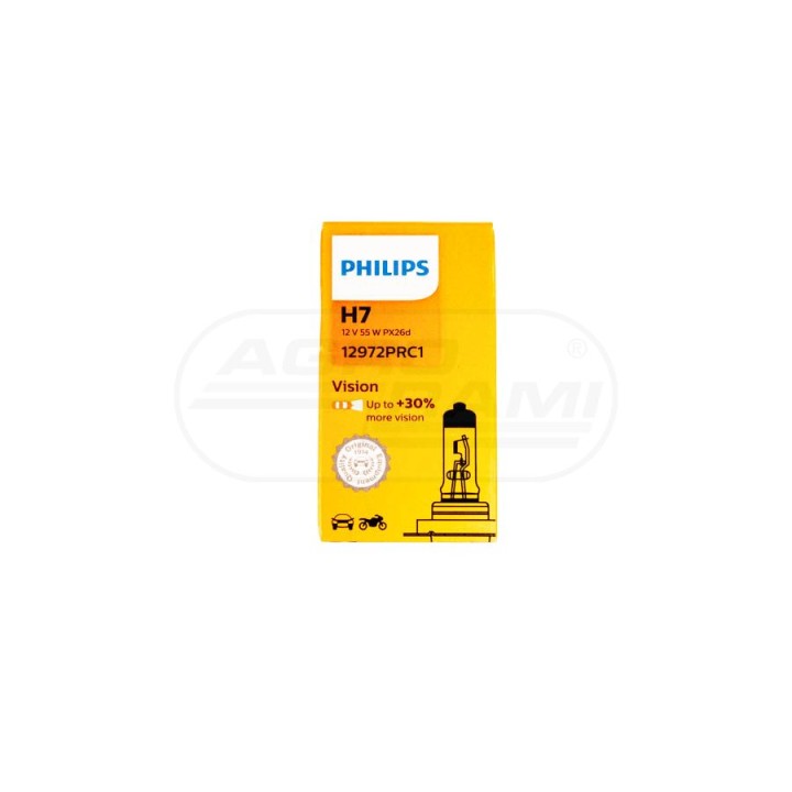 Żarówka Philips Vision H7 12V 55W PX26d/C1 3200K 12972PRC1 PHILIPS
