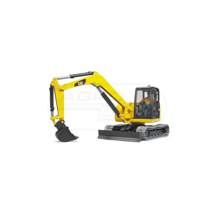 Koparka na Gąsienicach CAT z Figurką Bruder 2466 BR02466 BRUDER