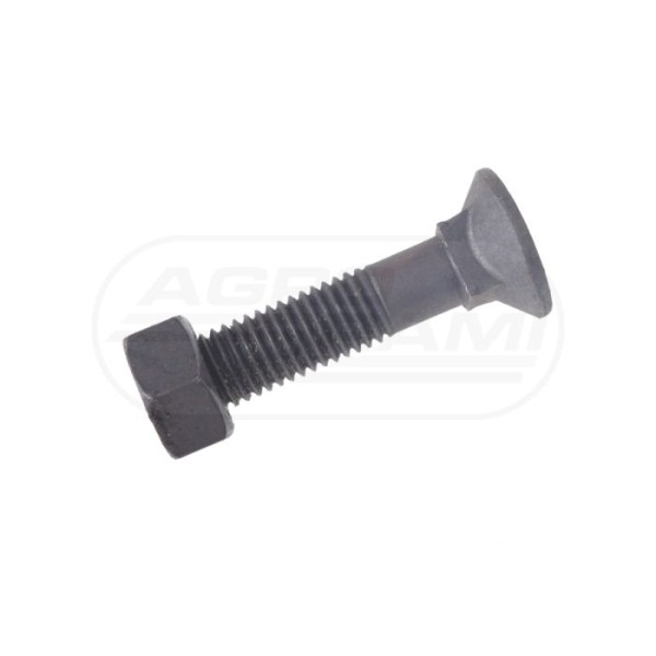 Śruba płużna +nakrętka kl.12.9