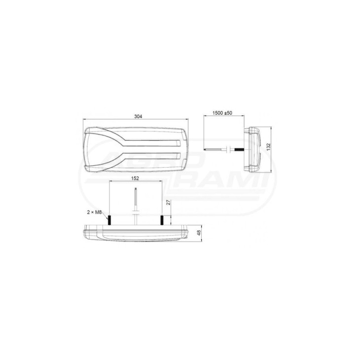 Lampa zespolona LZD 2301 HORPOL